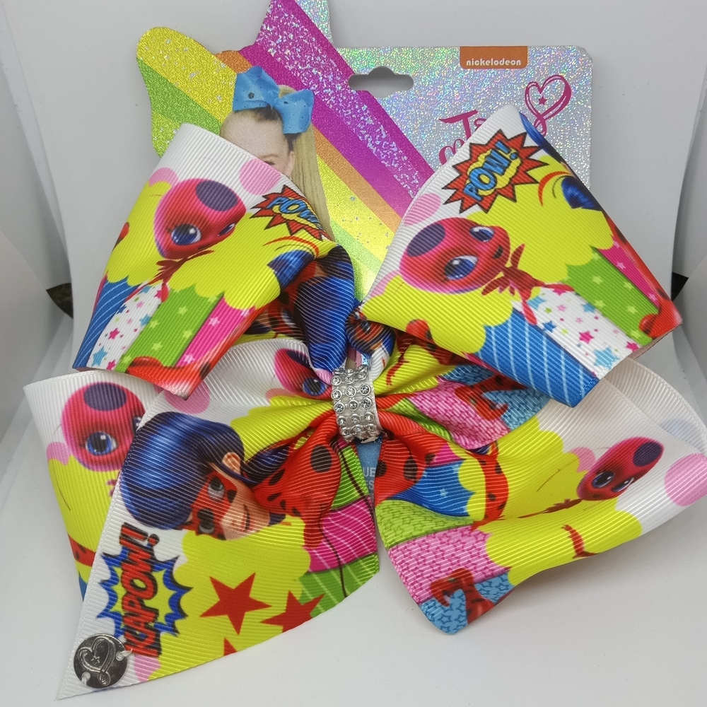 JoJo Siwa Colorful Ladybug Hair Bow